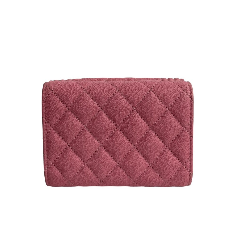 CHANEL Pink Caviar Leather Wallet - Picture 3 of 9